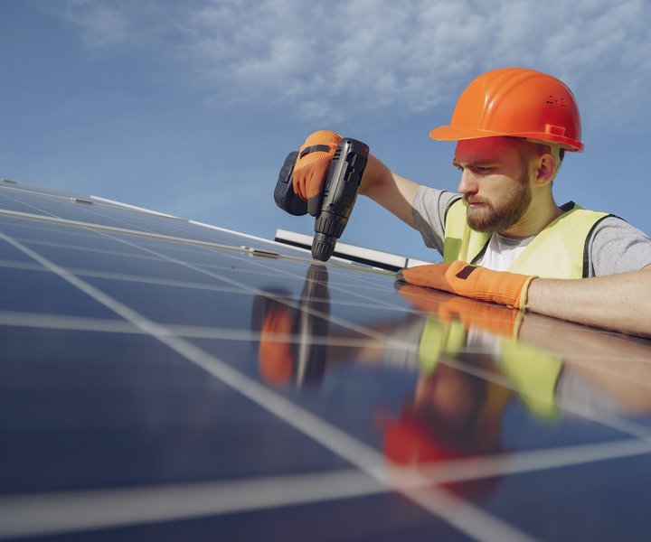 solar panel installation